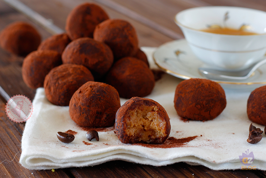 Trufe de tiramisu cu umplutura de Nutella